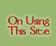 Help on using this site